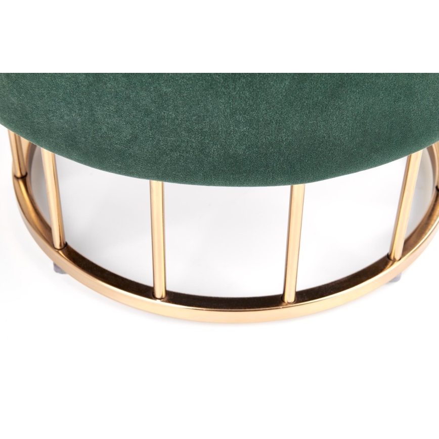 Stool MINTY d. 37 cm green/gold