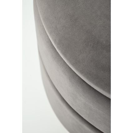 Stool MINTY d. 37 cm grey/gold