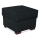 Stool VIVA 51x51 cm black