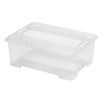 Storage box TEX BOX 10 l clear