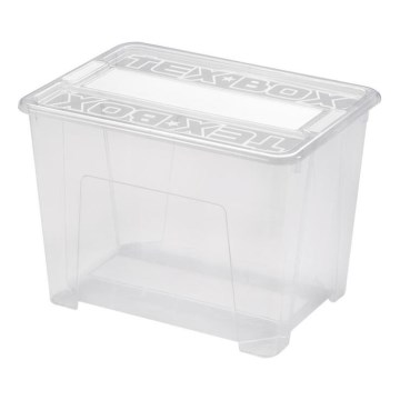 Storage box TEX BOX 21 l clear