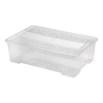 Storage box TEX BOX 28 l clear