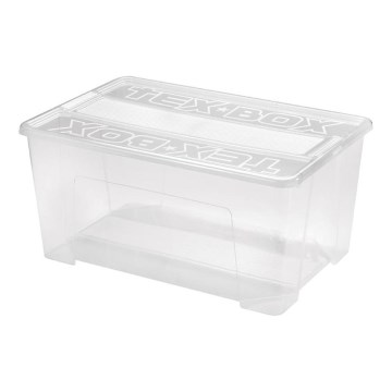 Storage box TEX BOX 48 l clear
