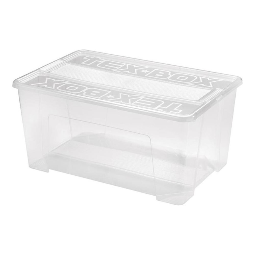 Storage box TEX BOX 48 l clear