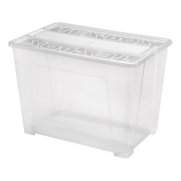 Storage box TEX BOX 70 l clear