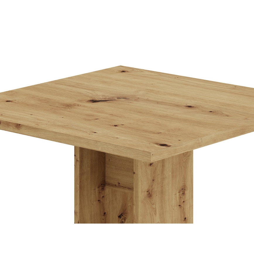 STRAPO Table 68x68 cm, Artisan Oak