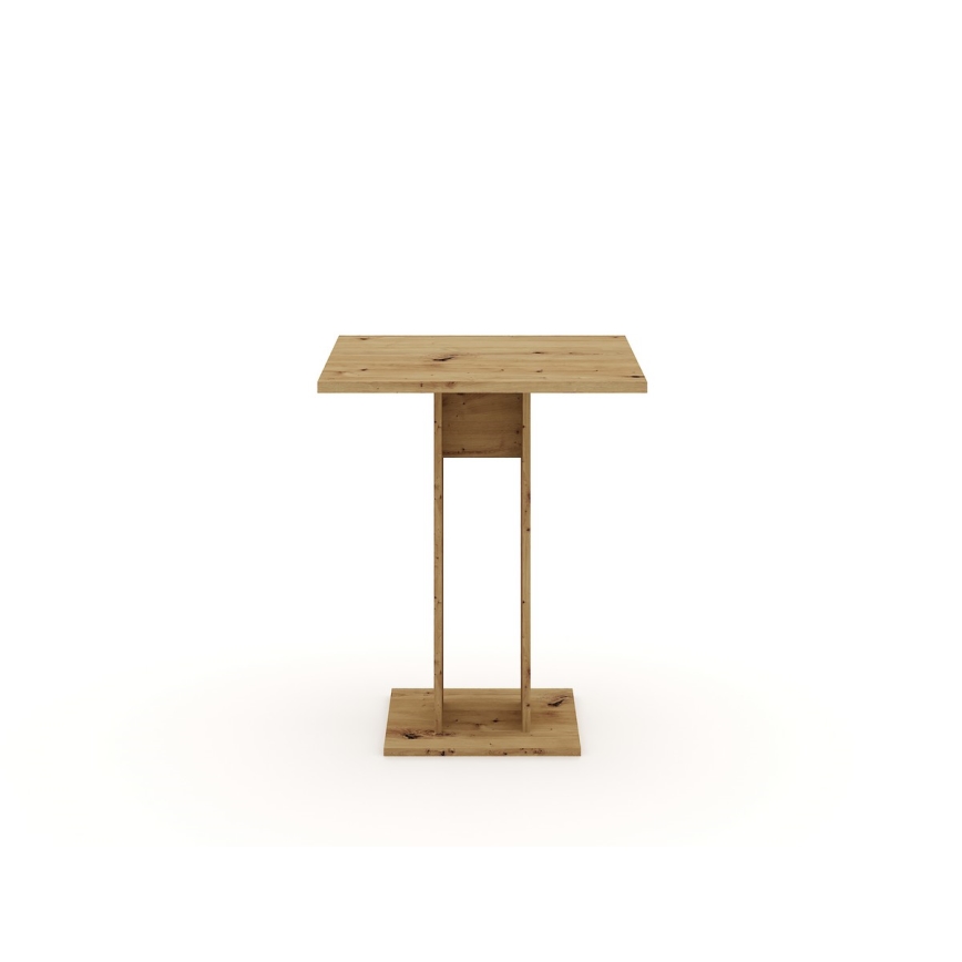 STRAPO Table 68x68 cm, Artisan Oak