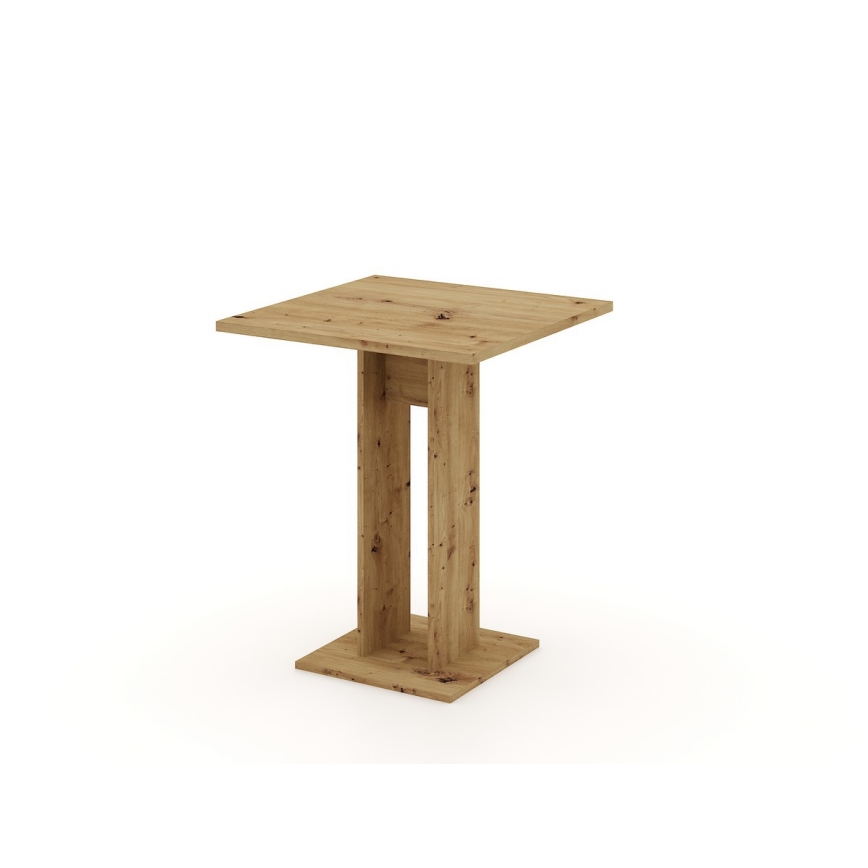 STRAPO Table 68x68 cm, Artisan Oak