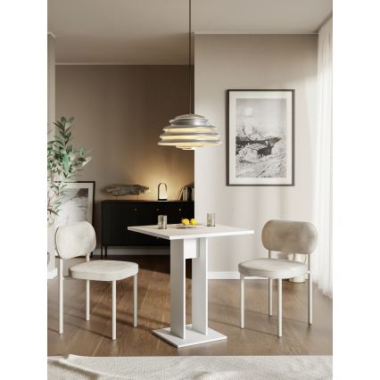 STRAPO Table 68x68 cm, White