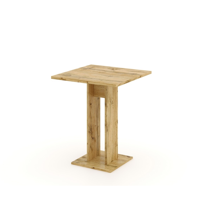 STRAPO table 68x68 cm, Wotan oak