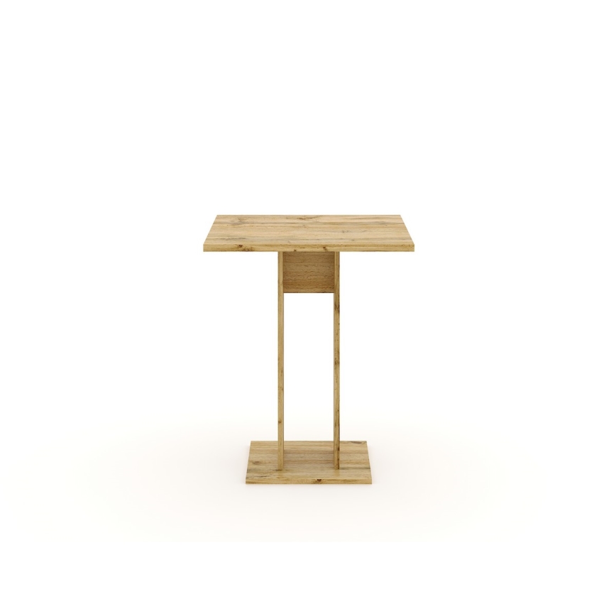 STRAPO table 68x68 cm, Wotan oak