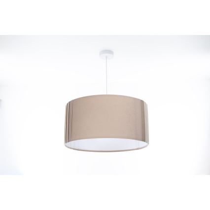 STRIPES cable pendant 1xE27/60W/230V dia. 60 cm beige
