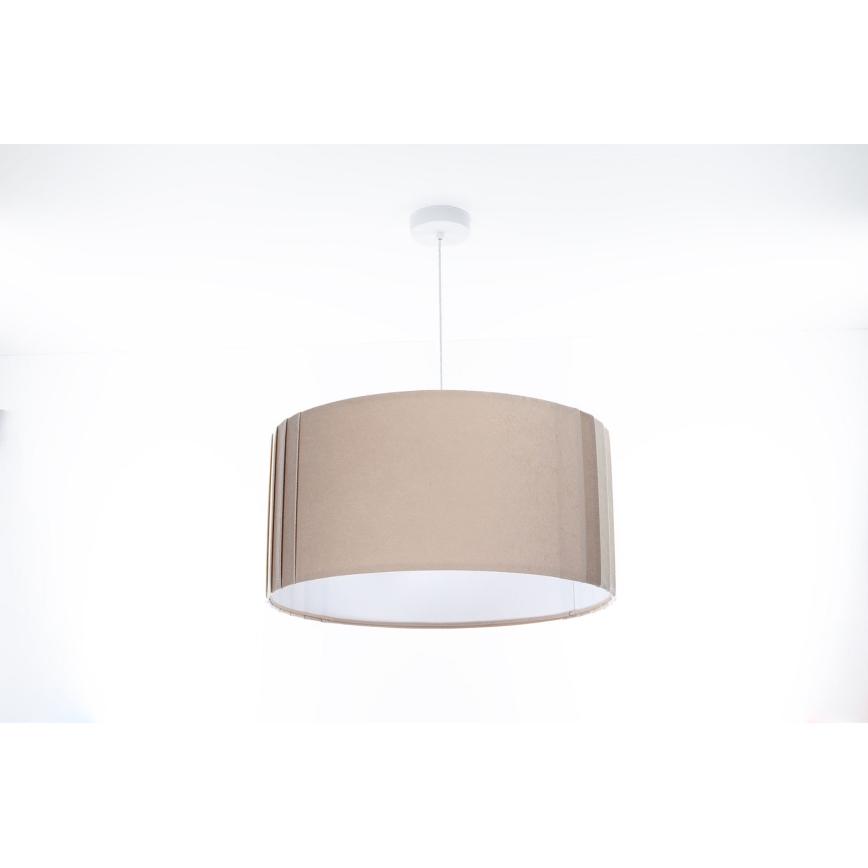 STRIPES cable pendant 1xE27/60W/230V dia. 60 cm beige