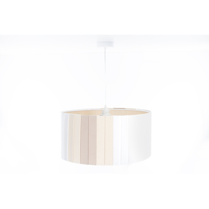 STRIPES cable pendant lamp 1x E27/60W/230V, Ø 40 cm, cream