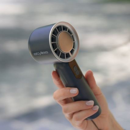 Stylies - Rechargeable Handheld Fan LACERTI 8W/5V 3000 mAh Blue