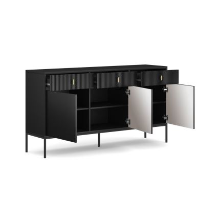 SUE Black Chest of Drawers