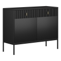 SUE Black Chest of Drawers