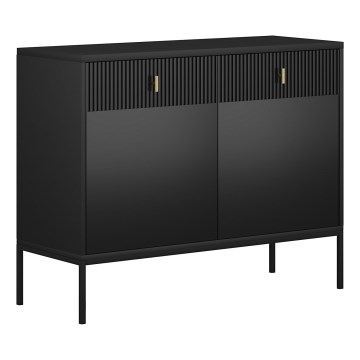 SUE Black Chest of Drawers