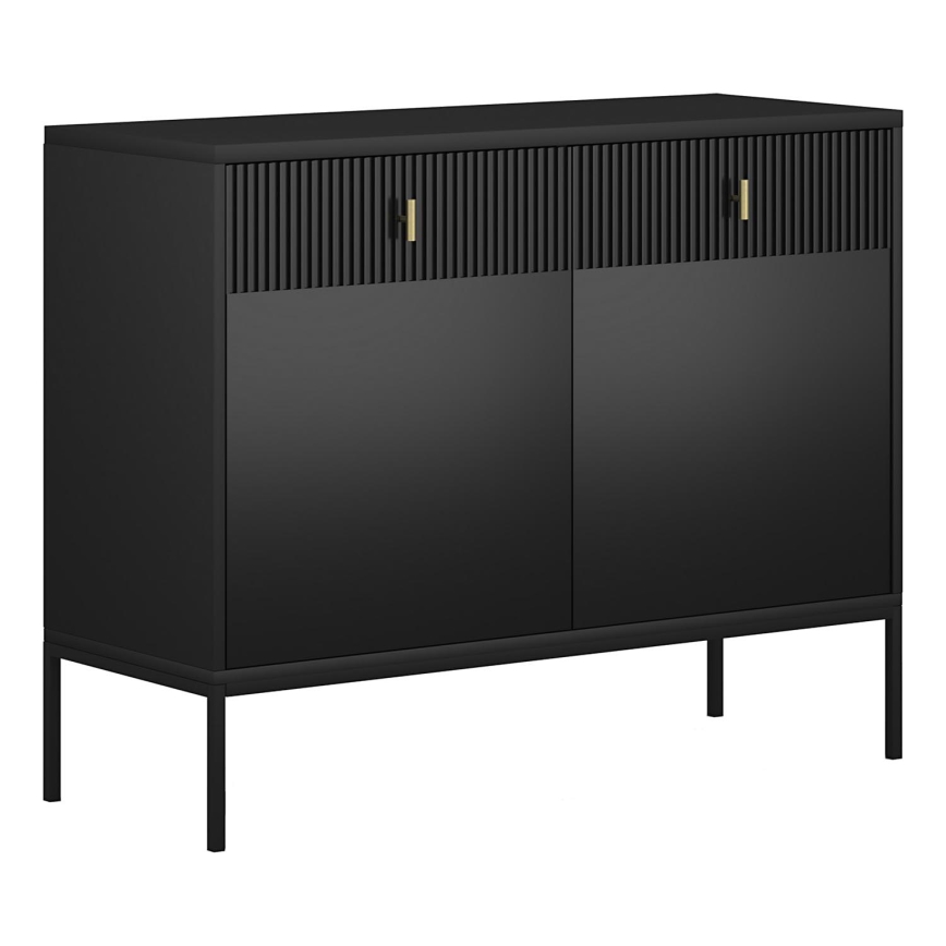 SUE Black Chest of Drawers