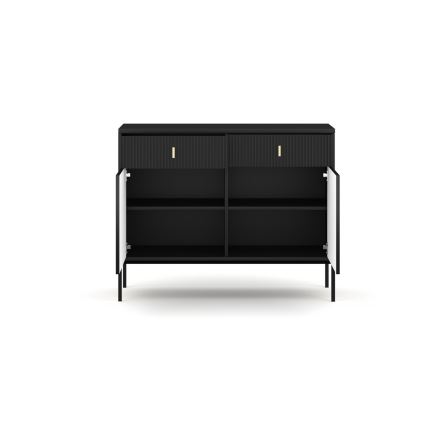 SUE Black Chest of Drawers