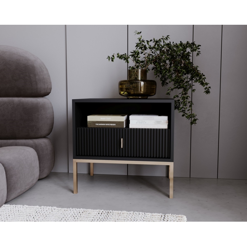 SUE Black Nightstand