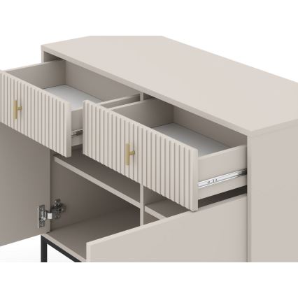 SUE Chest of Drawers Beige/Cashmere