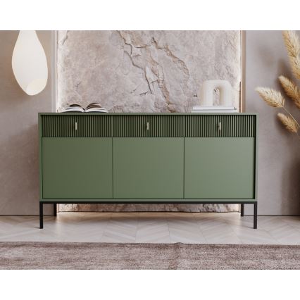 SUE Chest of Drawers — Green/Black