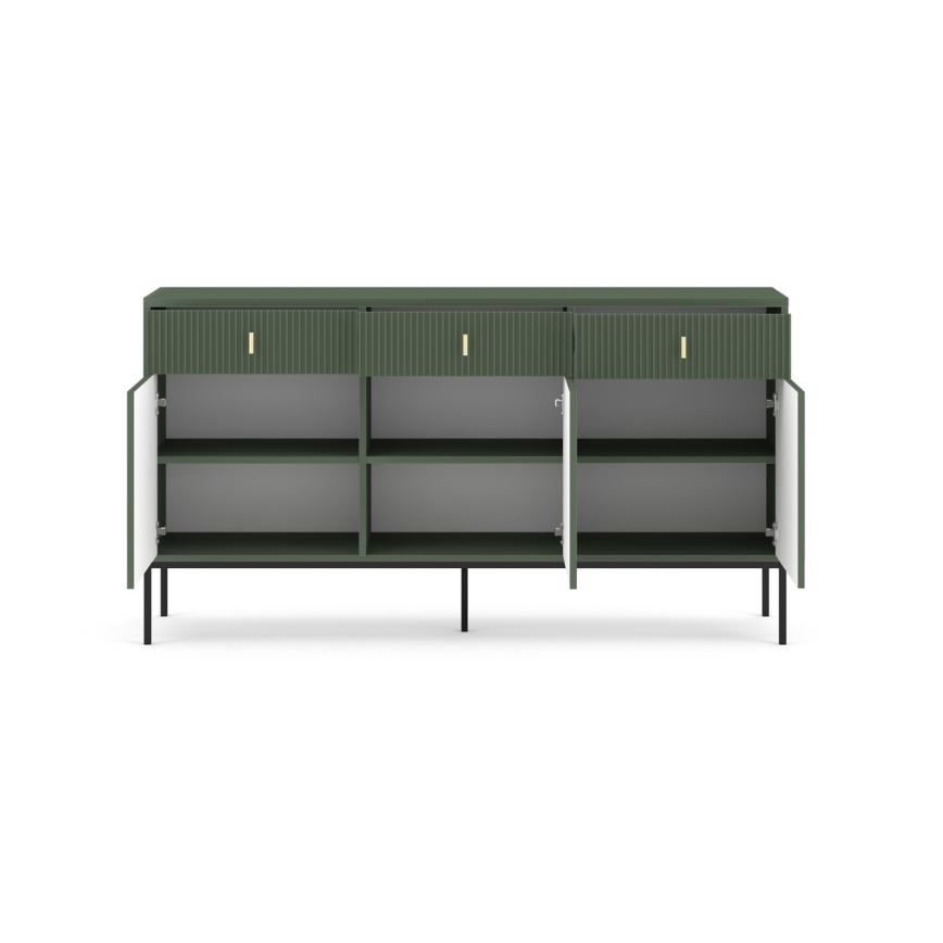 SUE Chest of Drawers — Green/Black