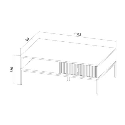 SUE Coffee Table Beige/Cashmere