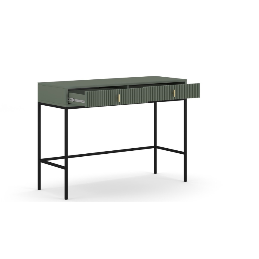 SUE Console Table, Green/Black