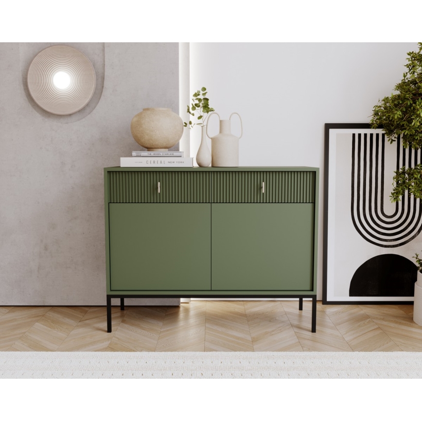 SUE Dresser, Green/Black