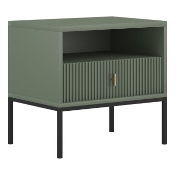 SUE Nightstand, Green/Black