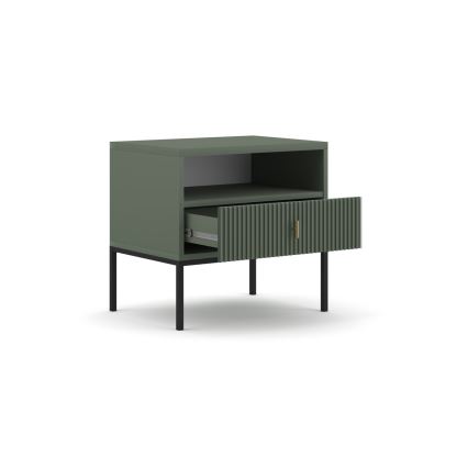 SUE Nightstand, Green/Black
