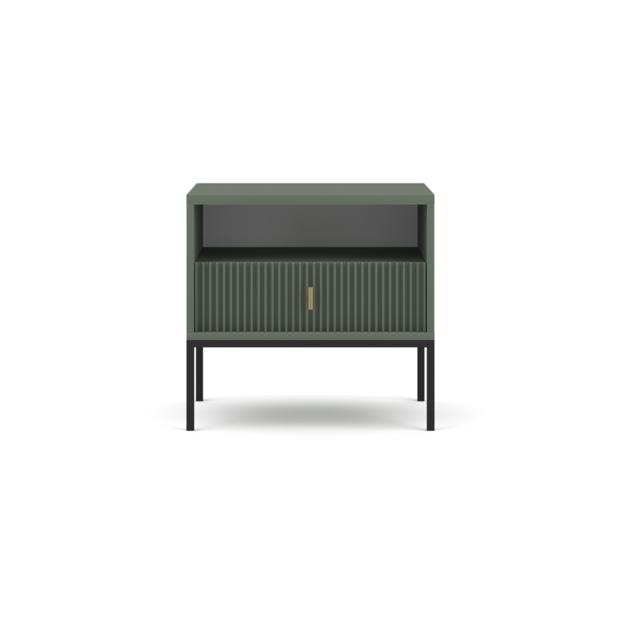 SUE Nightstand, Green/Black