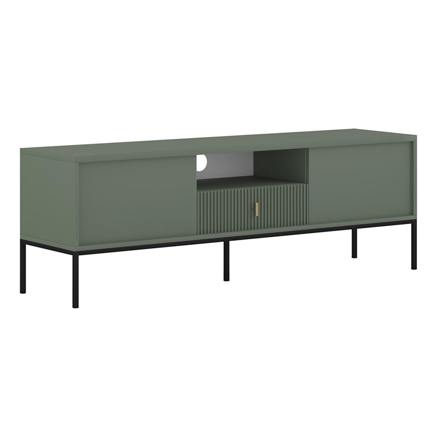 SUE TV Stand, Green/Black