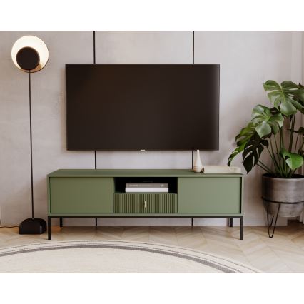 SUE TV Stand, Green/Black