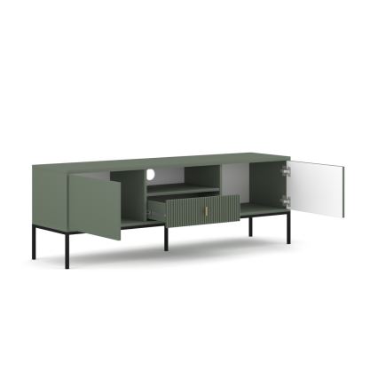 SUE TV Stand, Green/Black