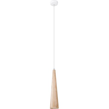SULA cable-hung pendant lamp 1xGU10/10W/230V Ø 8 cm, beige