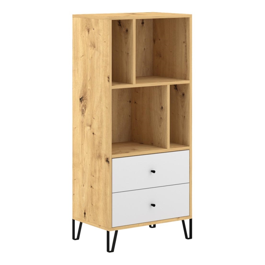 SULA Chest of Drawers, Artisan Oak/White