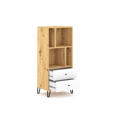 SULA Chest of Drawers, Artisan Oak/White