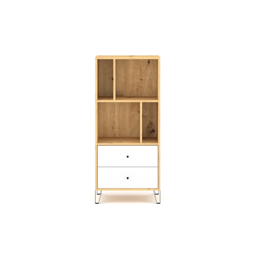 SULA Chest of Drawers, Artisan Oak/White