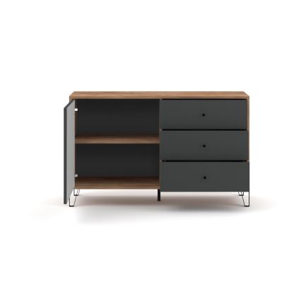 SULA Chest of Drawers Craft Oak/Black