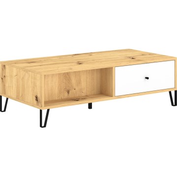 SULA Coffee Table Artisan Oak/White