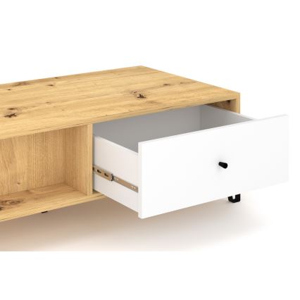 SULA Coffee Table Artisan Oak/White