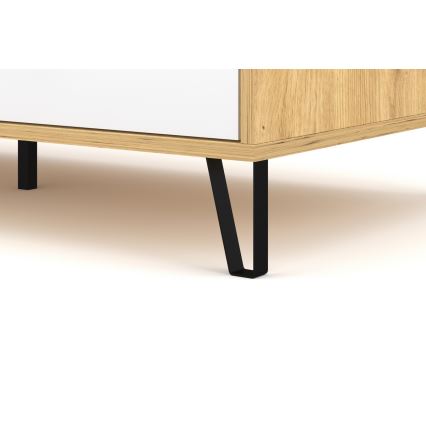 SULA Coffee Table Artisan Oak/White