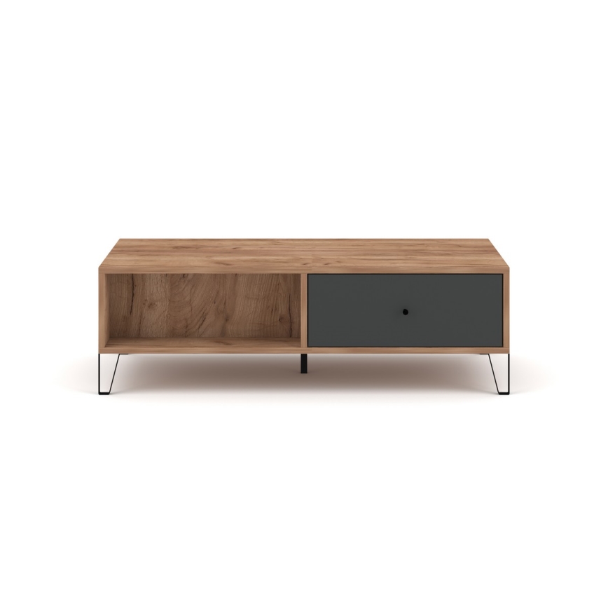 SULA Coffee Table, Craft Oak/Black