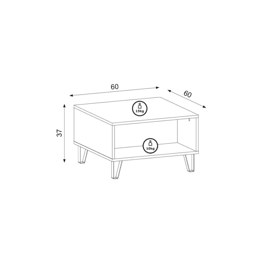 SULA Coffee Table, Craft Oak