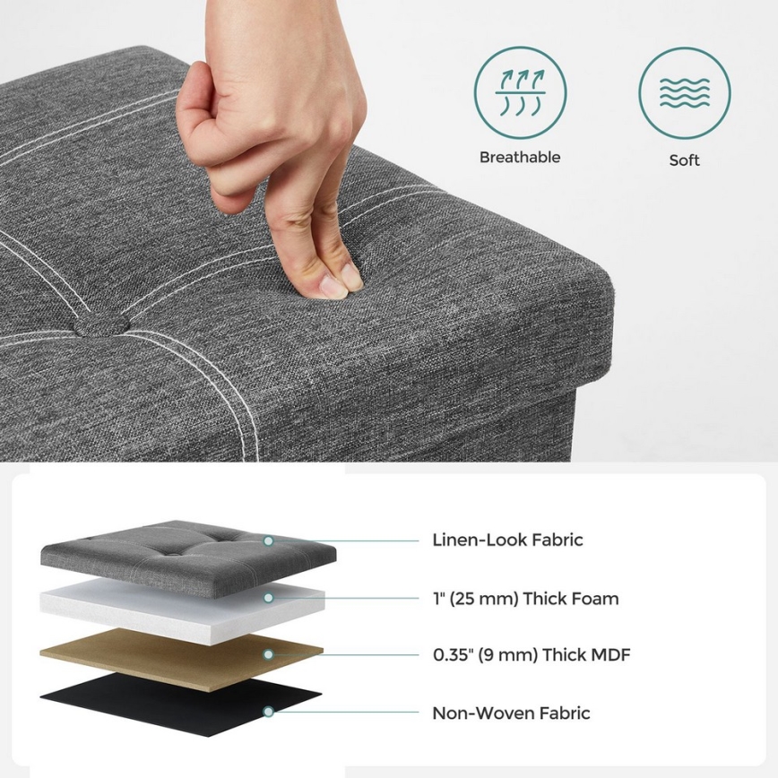SULTAN Bench, Gray