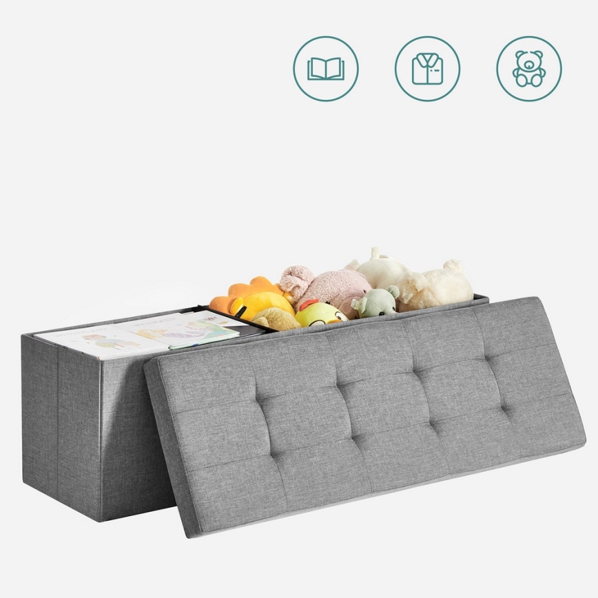 SULTAN bench light gray