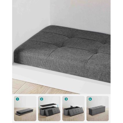 SULTAN Dark Gray Bench